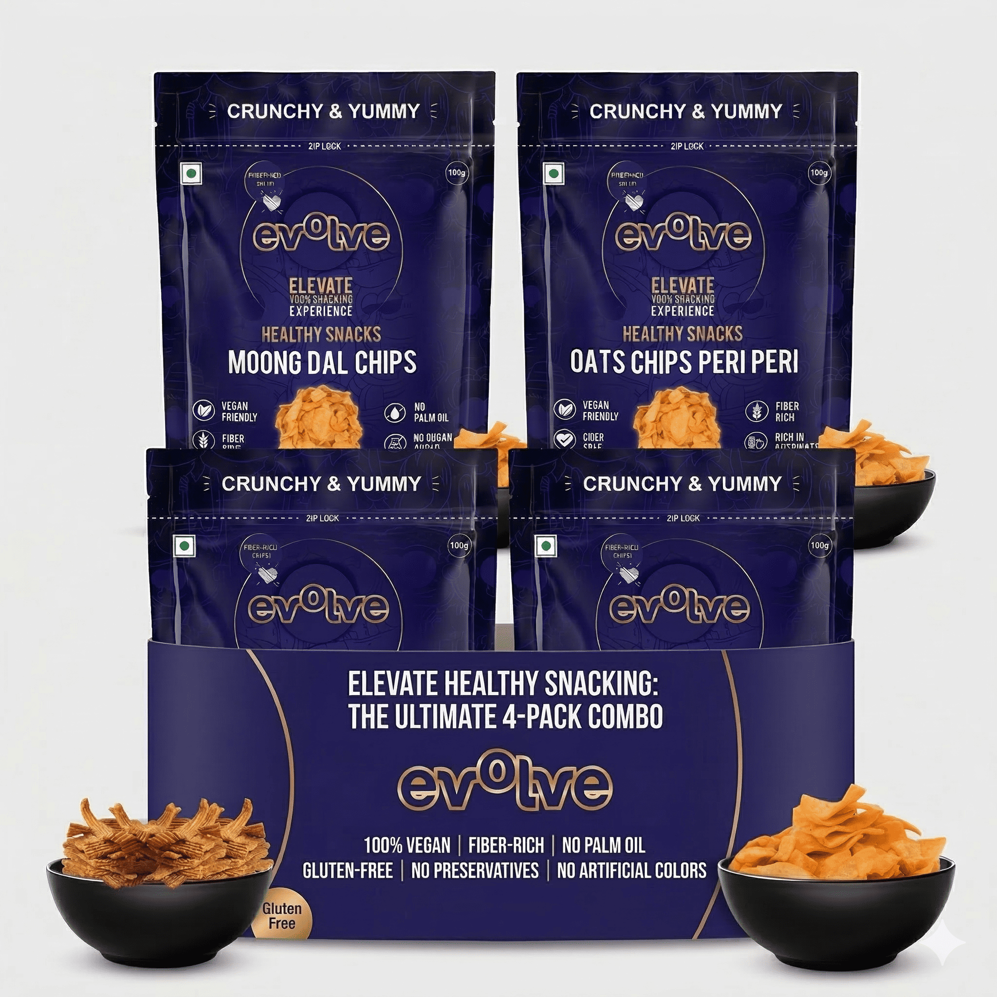 Best of Evolve - Pack of 4 – Evolve Snacks