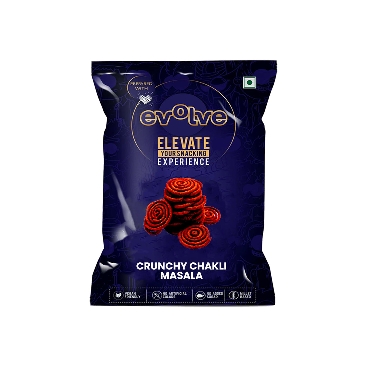 Cruncy chakli Masala – Evolve Snacks